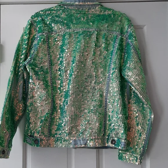 NEW Free People X Momo Sequin Embroidered Demi Jacket. NEW WITH TAG.